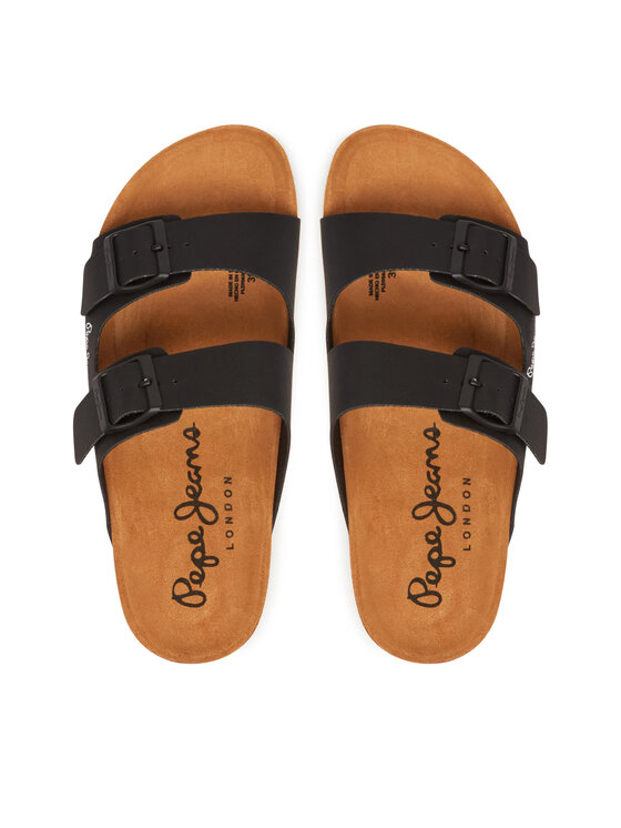 Pepe Jeans Pepe Jeans Şlapi PLS90638 Negru