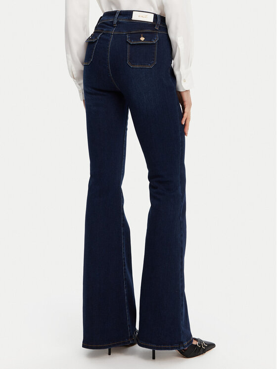 Gaudi Gaudi Jeans hlače 511BD26002 Mornarsko modra Flare Fit