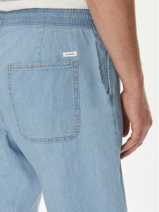 Jack&Jones Jack&Jones Jeans kratke hlače Tony 12270251 Modra Relaxed Fit