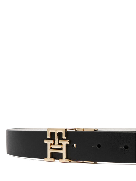 Tommy Hilfiger Tommy Hilfiger Naiste püksirihm Th Logo 3.0 Rev Mono AW0AW18019 Must