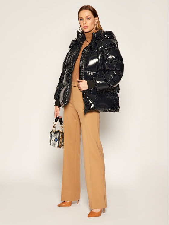 Weekend Max Mara Weekend Max Mara Pehelykabát Gala 54860103 Fekete Regular Fit