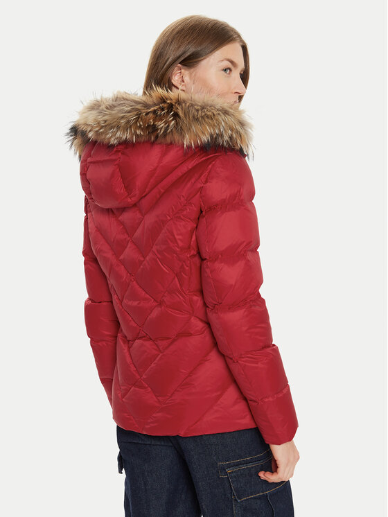 Blauer Blauer Pehelykabát 24WBLDC03051 Piros Regular Fit