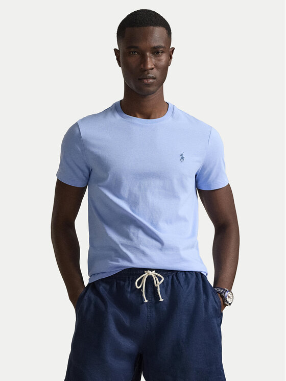 Polo Ralph Lauren Polo Ralph Lauren T-Shirt 710671438020 Modrá Slim Fit
