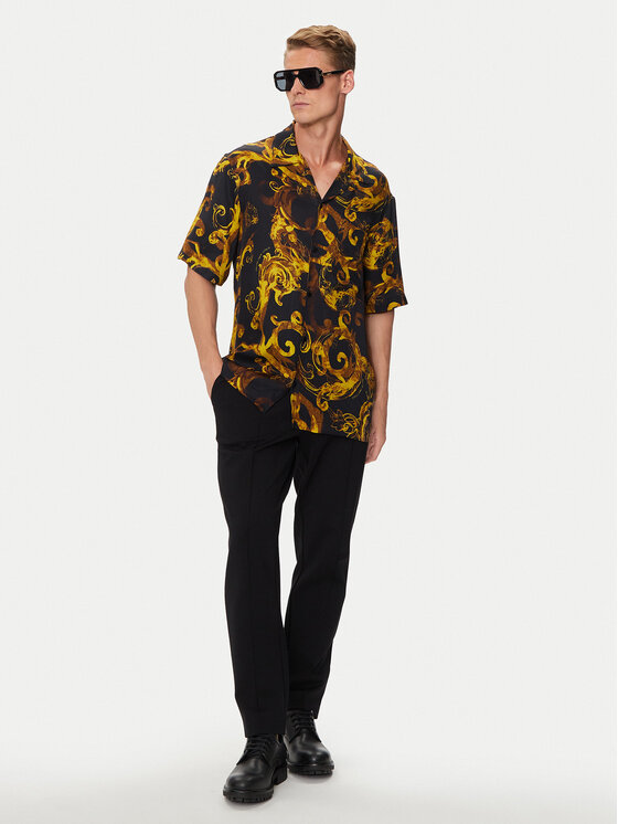 Versace Jeans Couture Versace Jeans Couture Πουκάμισο 76GAL2B0 Μαύρο Regular Fit