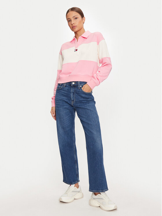 Tommy Jeans Tommy Jeans Sweatshirt DW0DW18705 Rosa Regular Fit