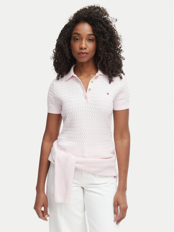 Tommy Hilfiger Tommy Hilfiger Maglione WW0WW41474 Rosa Regular Fit