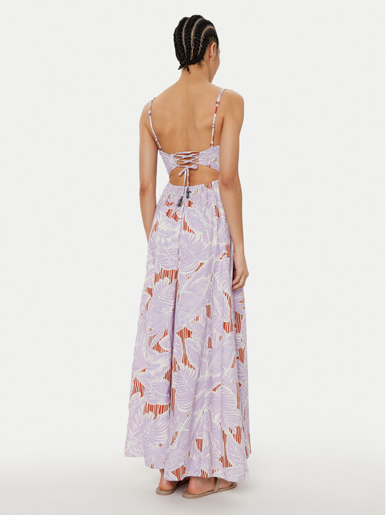 Maaji Maaji Лятна рокля Wisteria Bloom Ela PT2708CLD001 Виолетов Regular Fit