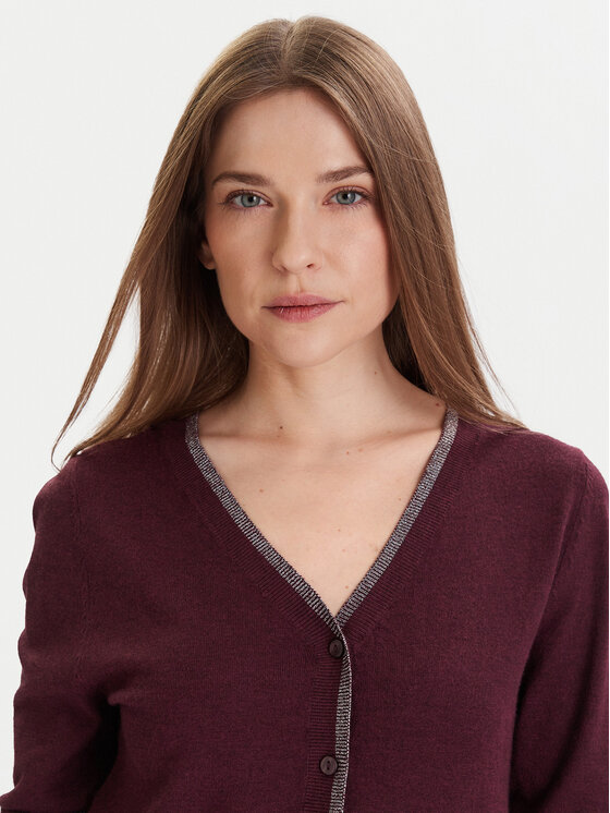 Vero Moda Vero Moda Pletena jopica Happy 10336313 Vijolična Regular Fit