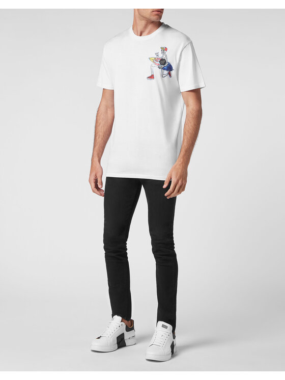 PHILIPP PLEIN PHILIPP PLEIN Tričko 2147 Biela Regular Fit