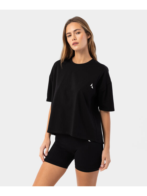 Carpatree Carpatree T-Shirt T-shirt Stitch Czarny Fitted Fit