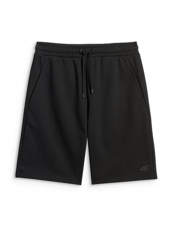 4F 4F Szorty sportowe BASIC+ Czarny Regular Fit