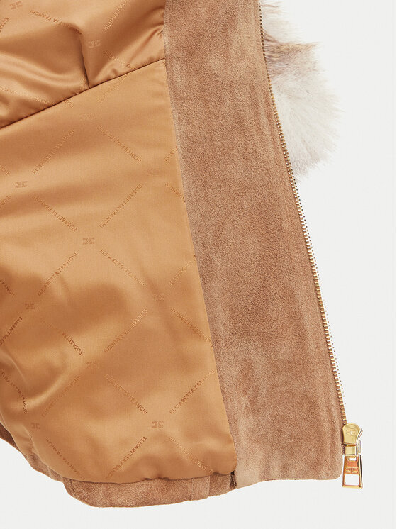 Elisabetta Franchi Elisabetta Franchi Blană GB-02A-66E2-V1300 Bej Slim Fit