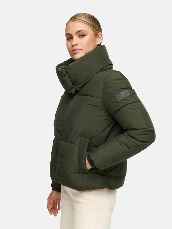 Navahoo Navahoo Kurtka zimowa Traumelfe Zielony Regular Fit