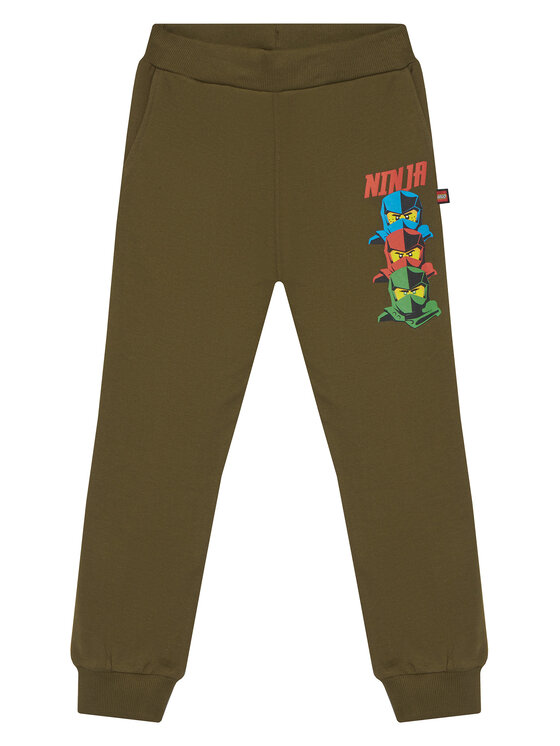LEGO LEGO Pantaloni trening 11010946 Verde Regular Fit