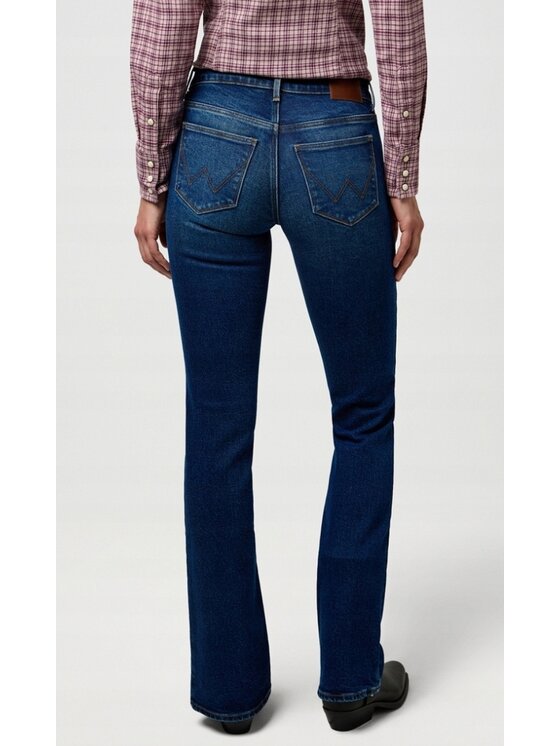Wrangler Wrangler Jeansy Bootcut 625 Niebieski Bootcut Fit