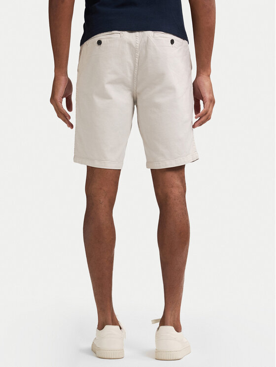 Petrol Industries Petrol Industries Pantaloncini di tessuto M-1050-SHO527 Bianco Regular Fit