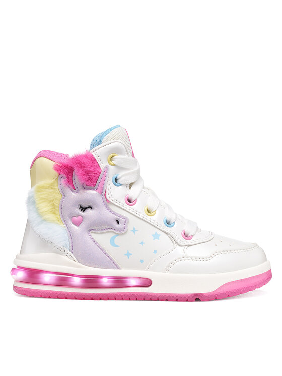 Geox Geox Sneakersy J Sketlite Girl J66NWA 0NFKN C0653 D Bílá