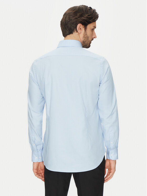 Michael Kors Michael Kors Cămașă MK0DS01501 Albastru celest Slim Fit