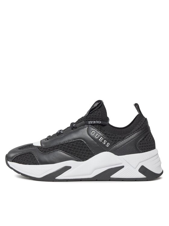Guess Guess Sneakersy Geniver2 FLPGE2 FAB12 Czarny