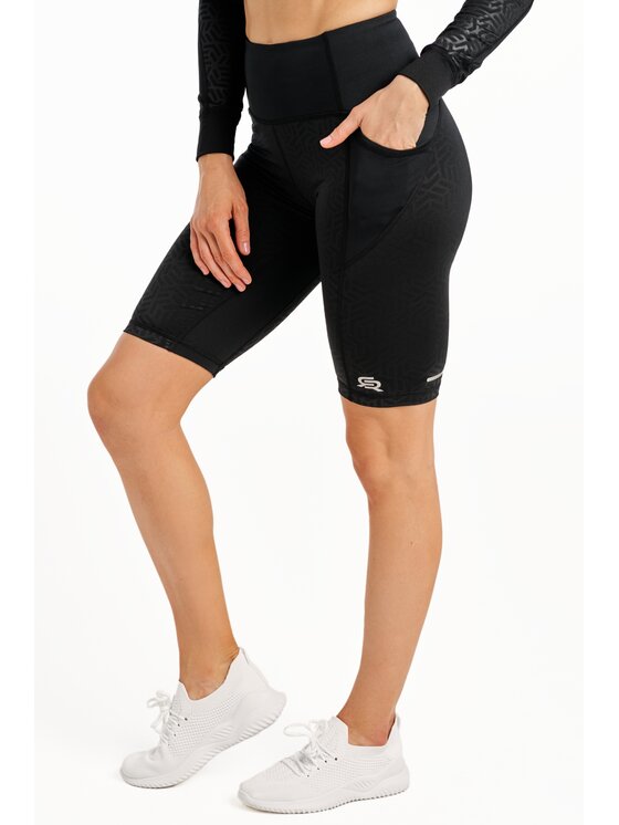 ROUGH RADICAL ROUGH RADICAL Szorty sportowe SPEED X SHORTS Czarny Slim Fit