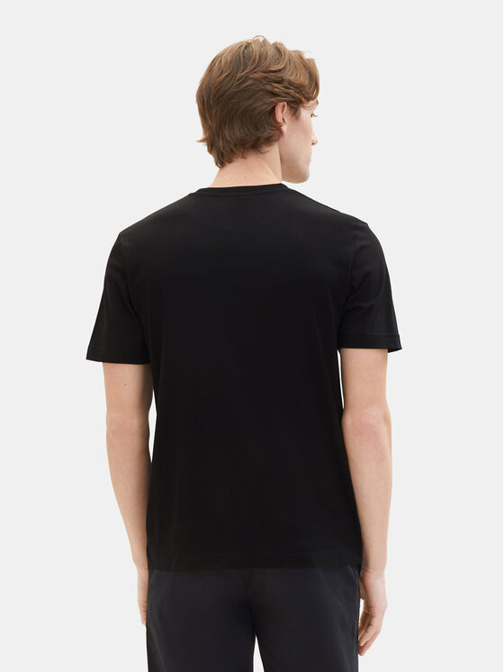 Tom Tailor Tom Tailor 2 marškinėlių komplektas 1037741 Juoda Regular Fit