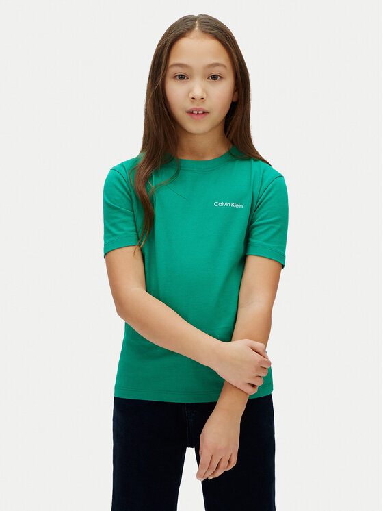 Calvin Klein Jeans Calvin Klein Jeans Marškinėliai LV1CKSJA31 Žalia Regular Fit