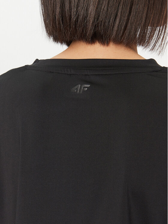 4F 4F Maglietta tecnica 4FWAW23TFLOF187 Nero Regular Fit