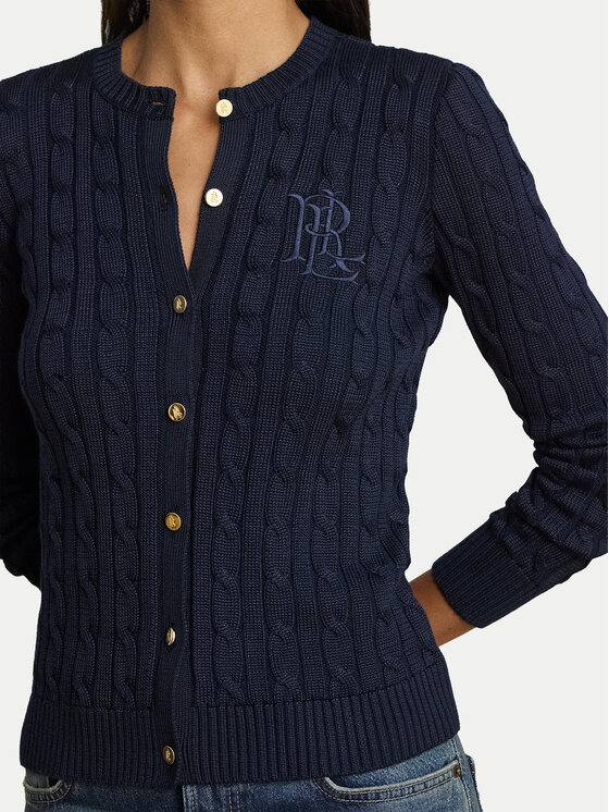 LAUREN RALPH LAUREN LAUREN RALPH LAUREN Kardiganas 200P14040002 Tamsiai mėlyna Regular Fit