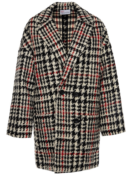 Red Valentino Red Valentino Volneni plašč SR3CAA82 Pisana Regular Fit