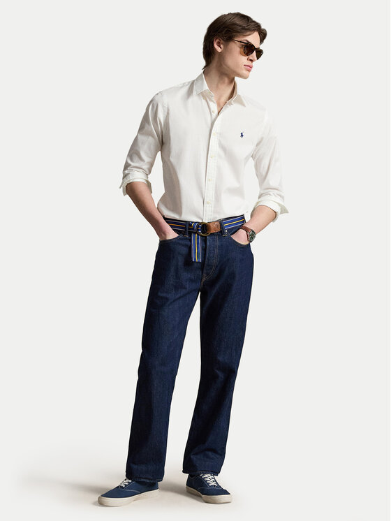 Polo Ralph Lauren Polo Ralph Lauren Košile 710B20512003 Bílá Custom Fit