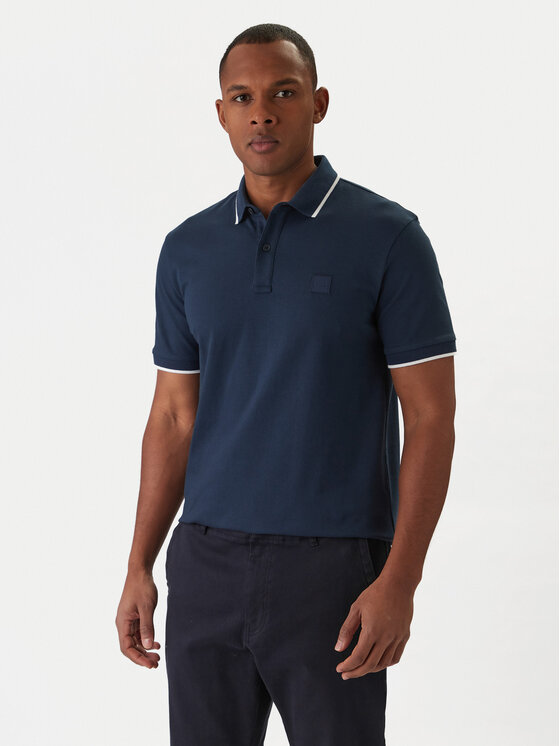 BOSS BOSS Polo Passertip 50507699 Tamnoplava Slim Fit
