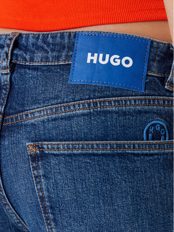 HUGO HUGO Blugi Gamera_B 50541565 Albastru Slim Fit