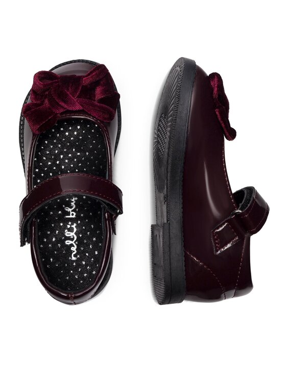 Nelli Blu Nelli Blu Balerinke CM220831-25 Bordo rdeča