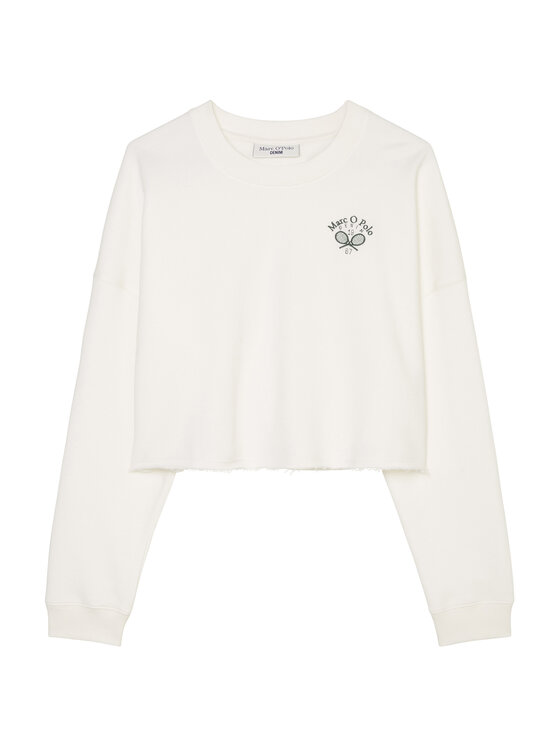 Marc O'Polo Denim Marc O'Polo Denim Sweatshirt 343 4196 54047 Weiß Oversize