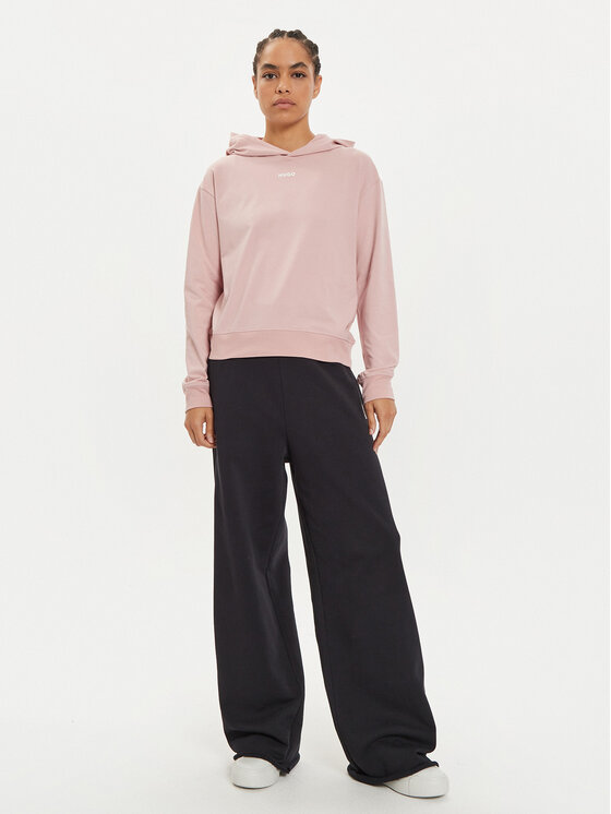 HUGO Hugo Pulóver 50490594 Rózsaszín Relaxed Fit
