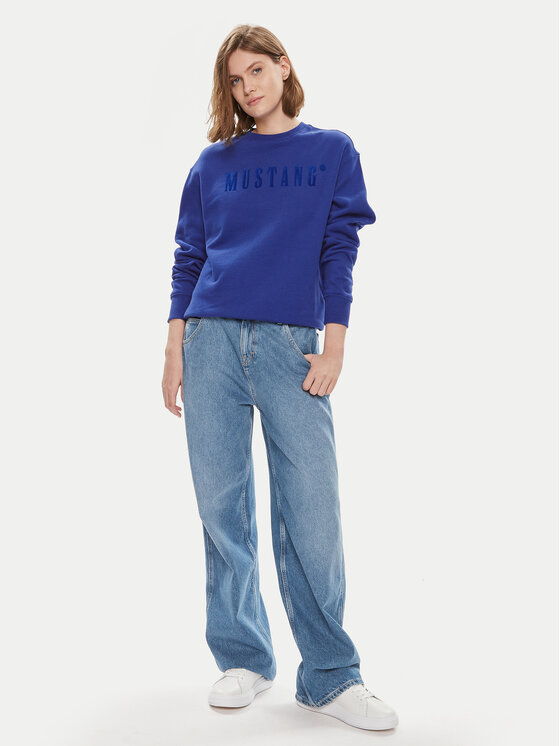 Mustang Mustang Sweatshirt Bea 1014623 Blau Regular Fit
