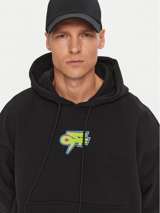 Off-White Off-White Pulóver OMBB085F22FLE0041070 Fekete Regular Fit