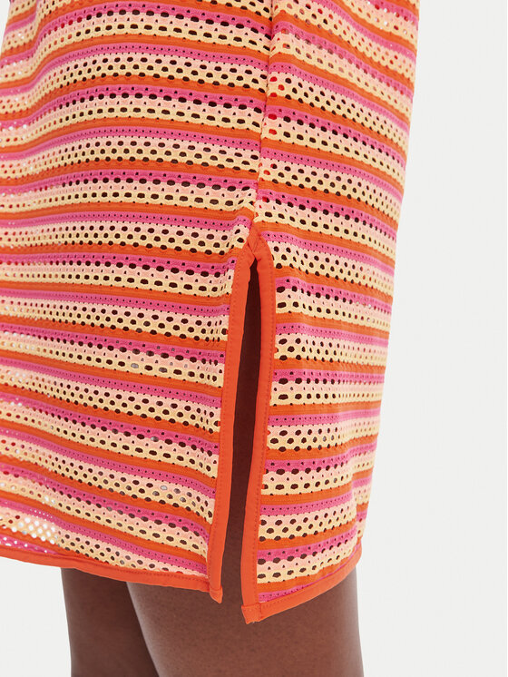 Seafolly Seafolly Pludmales kleita Calypso 55506-CU Oranžs Regular Fit