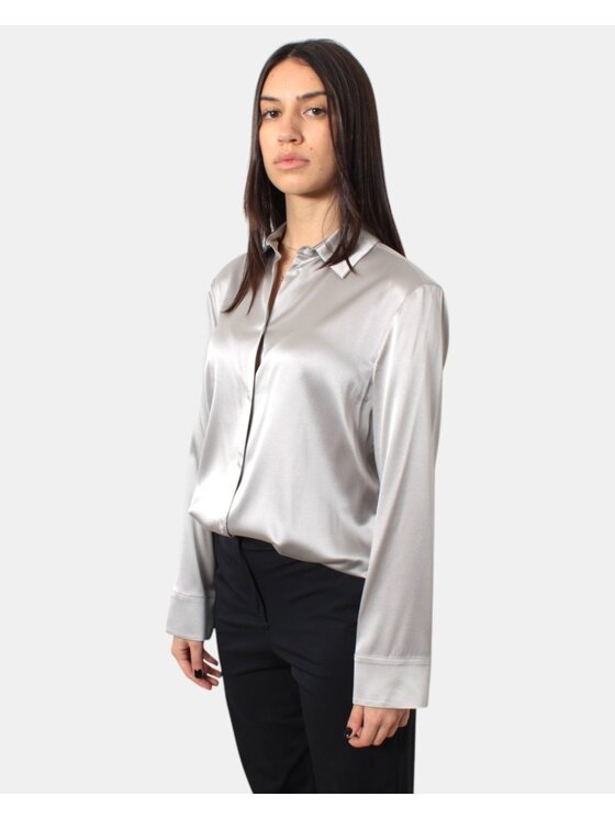Max Mara Leisure Max Mara Leisure Πουκάμισο 9936316956938 Γκρι Regular Fit