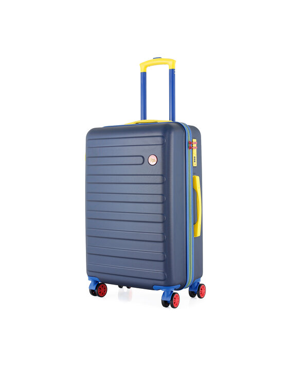 Semi Line Semi Line Mittlerer Koffer T5847-2 Dunkelblau