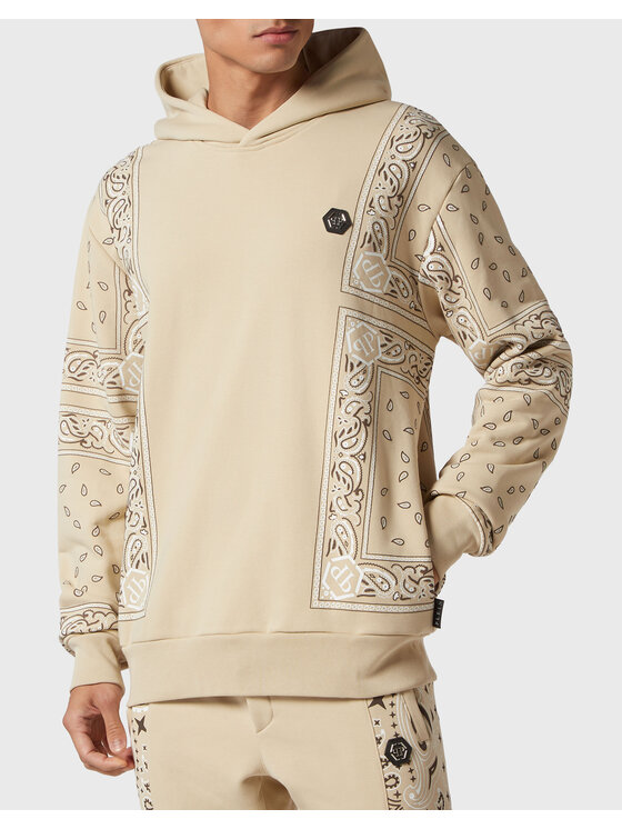 PHILIPP PLEIN PHILIPP PLEIN Bluza 2267 Beżowy Regular Fit