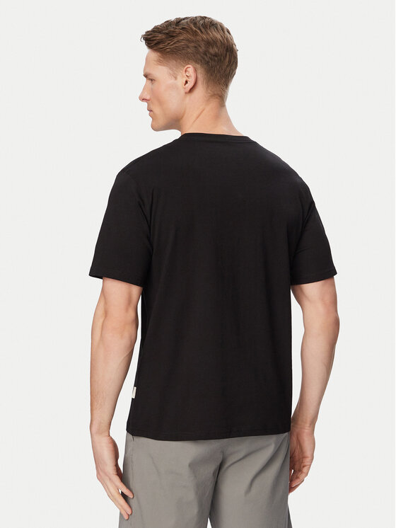 Jack & Jones Jack & Jones T-Shirt Montauk Photo 12290890 Μαύρο Regular Fit