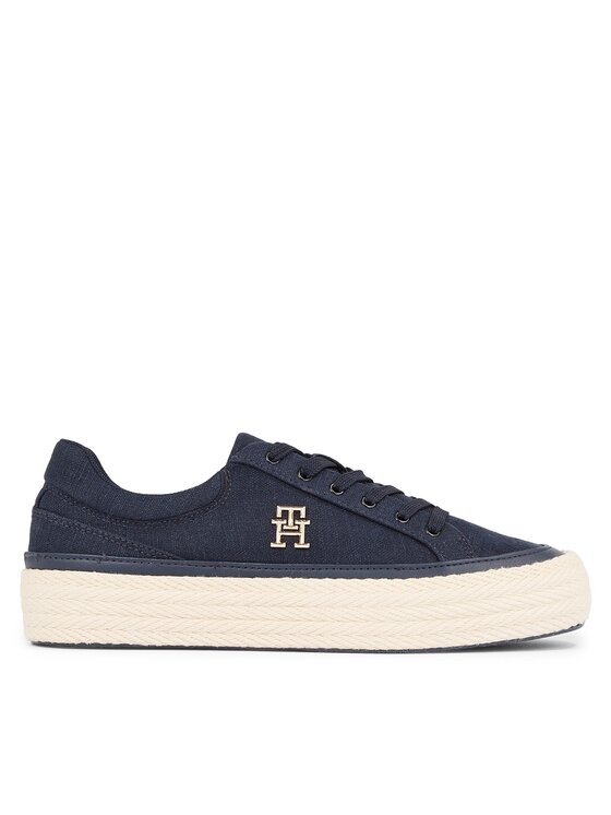 Tommy Hilfiger Tenisice Vulc Sneaker Linnen FW0FW07673 Tamnoplava