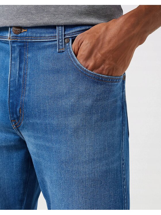 Wrangler Wrangler Jeansy Texas Niebieski Straight Fit