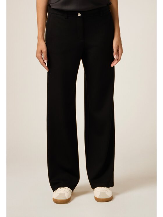 Oltre Oltre Pantaloni di tessuto P831J002388N033 Nero Baggy Fit