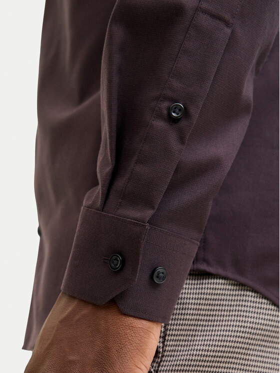 Jack & Jones Jack & Jones Πουκάμισο Parker 12227385 Μπορντό Slim Fit
