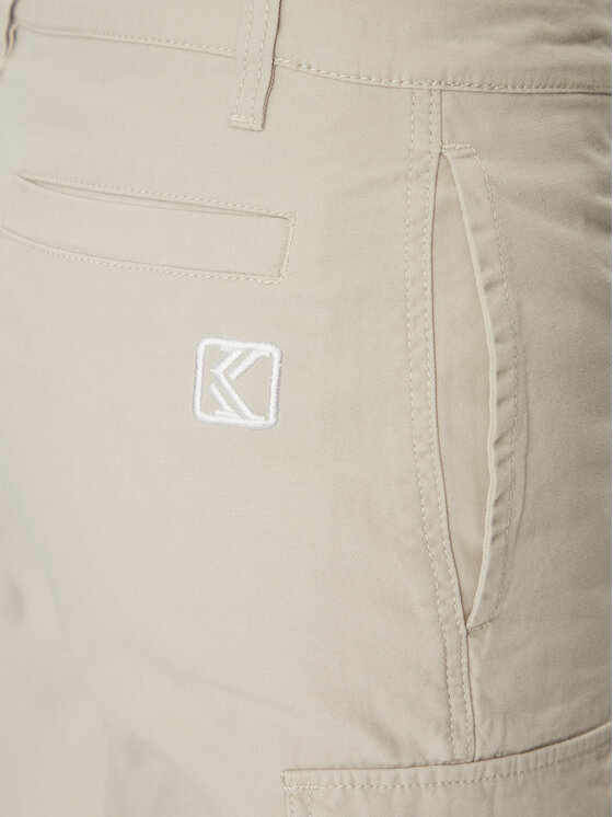 Karl Kani Karl Kani Szorty materiałowe Retro Washed 60100045 Biały Regular Fit