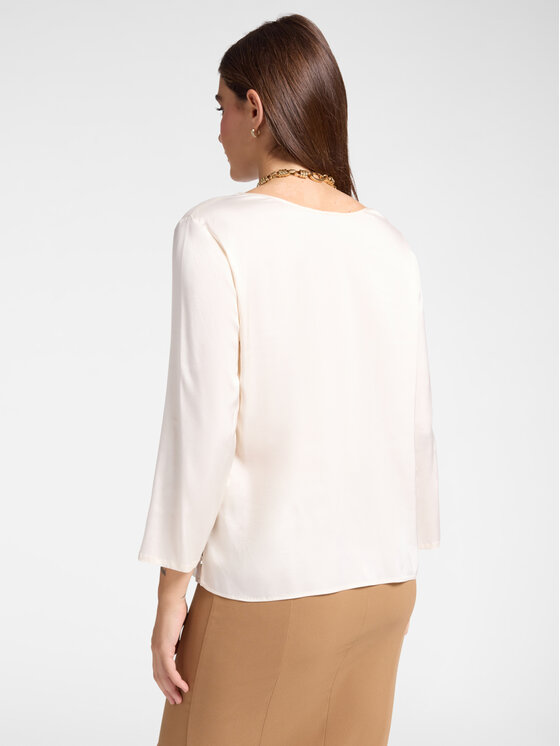 Elena Mirò Elena Mirò Bluzka 2131P000169N021 Biały Regular Fit