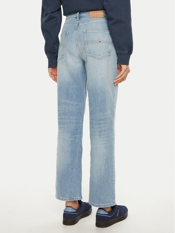 Tommy Jeans Tommy Jeans Traperice Layla DW0DW19581 Plava Straight Fit