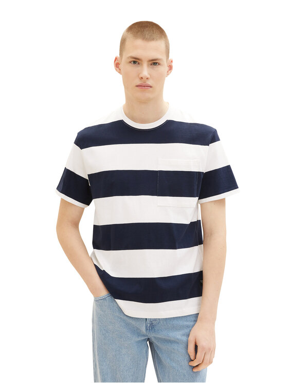 Tom Tailor Denim Tom Tailor Denim Tričko 1035597 Tmavomodrá